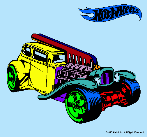 Dibujo Hot Wheels 6 pintado por SERGIOALEX