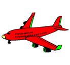 Dibujo Avión de pasajeros pintado por TacA