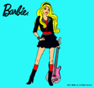 Dibujo Barbie rockera pintado por gagagag