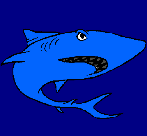 Dibujo Tiburón pintado por MatiasIsr