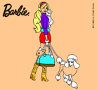 Dibujo Barbie elegante pintado por lotta