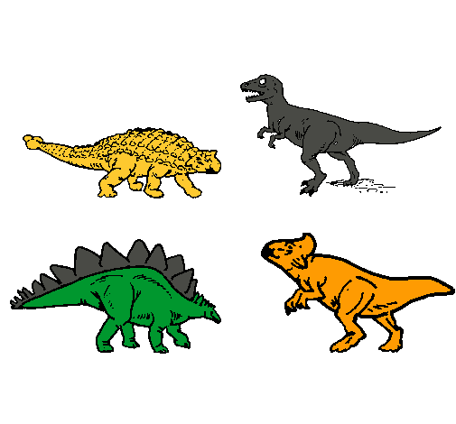 Dibujo Dinosaurios de tierra pintado por MatiasIsr