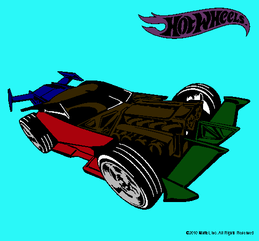 Dibujo Hot Wheels 9 pintado por LAUBEJAR