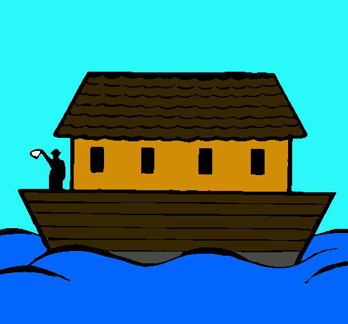 Dibujo Arca de Noe pintado por MatiasIsr