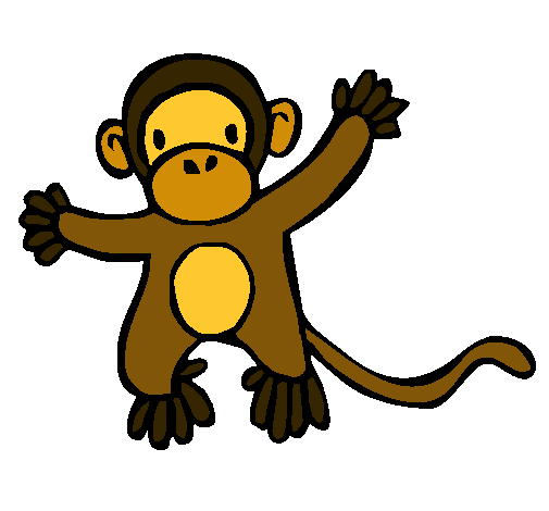 Dibujo Mono pintado por carlosenri