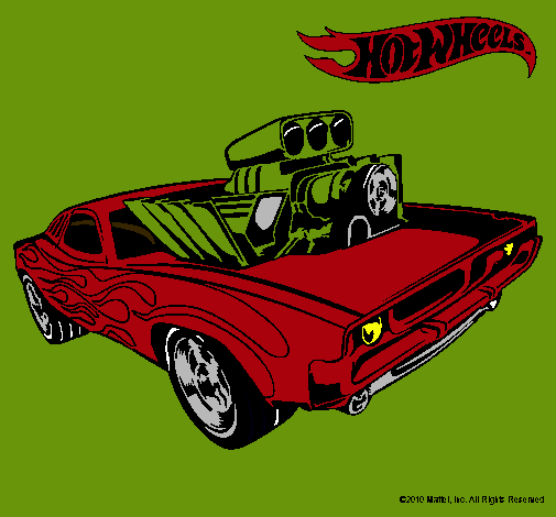 Dibujo Hot Wheels 11 pintado por LAUBEJAR