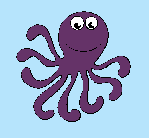 Dibujo Pulpo 2 pintado por walen