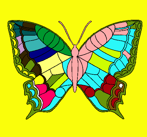 Dibujo Mariposa pintado por fatimasara