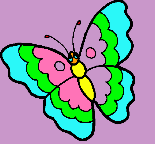 Dibujo Mariposa pintado por magosas