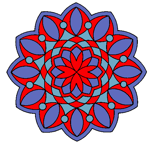 Dibujo Mandala 20 pintado por ineseli