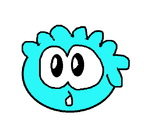 Dibujo Puffle 2 pintado por anakamila