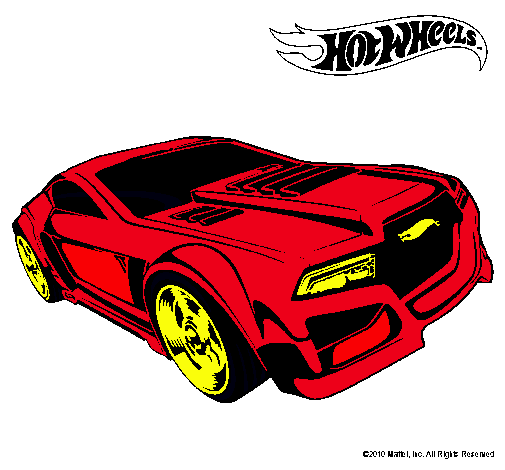 Dibujo Hot Wheels 5 pintado por LAUBEJAR