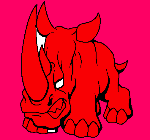 Dibujo Rinoceronte II pintado por josephcf