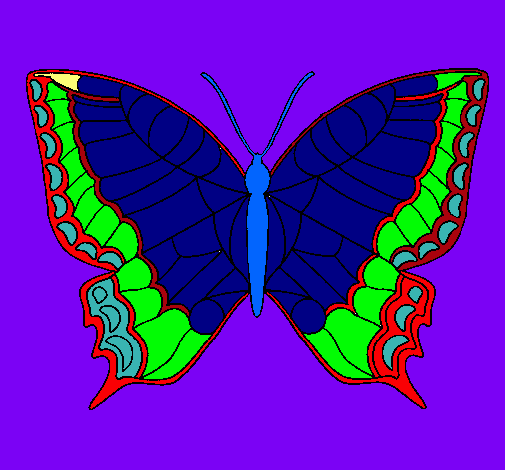 Dibujo Mariposa pintado por amalinalli