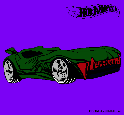 Dibujo Hot Wheels 3 pintado por LAUBEJAR