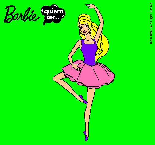 Dibujo Barbie bailarina de ballet pintado por izcagua