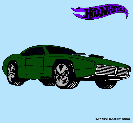 Dibujo Hot Wheels 1 pintado por LAUBEJAR