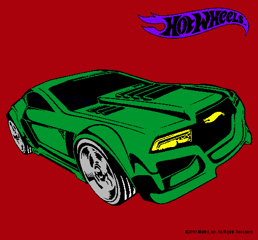 Dibujo Hot Wheels 5 pintado por LAUBEJAR