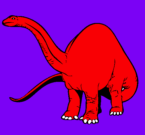 Dibujo Braquiosaurio II pintado por josephcf