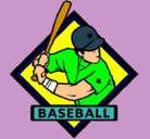 Dibujo Logo de béisbol pintado por martincito