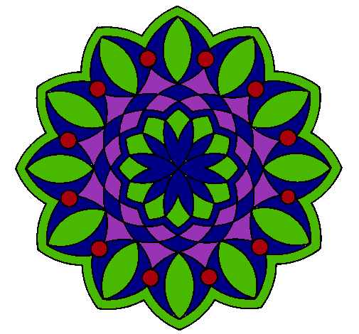 Dibujo Mandala 20 pintado por ineseli