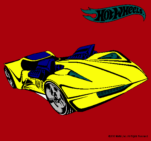 Dibujo Hot Wheels 4 pintado por LAUBEJAR