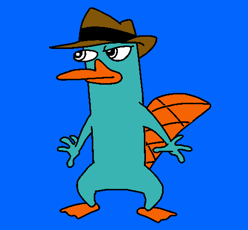 Dibujo Perry pintado por hernande