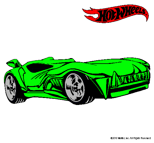 Dibujo Hot Wheels 3 pintado por Enzotriple