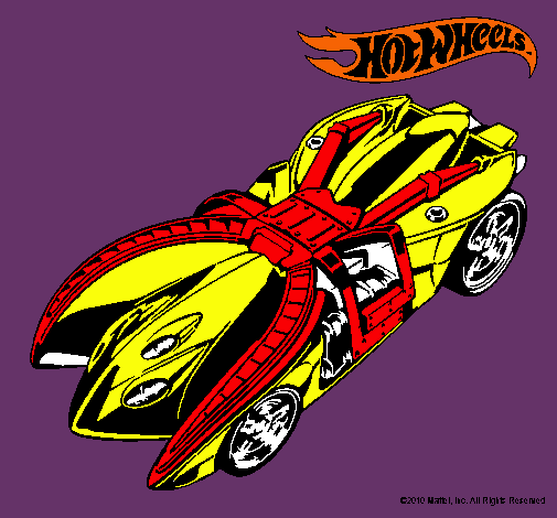 Dibujo Hot Wheels 7 pintado por hotweels