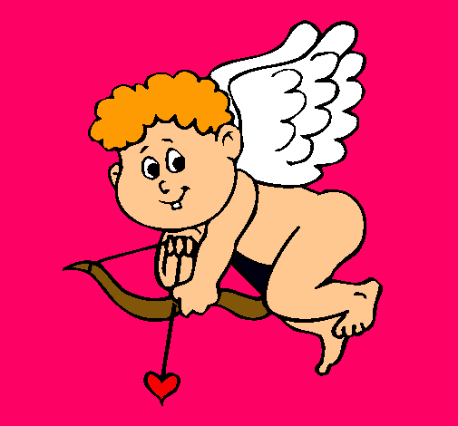 Dibujo Cupido pintado por Jumobo