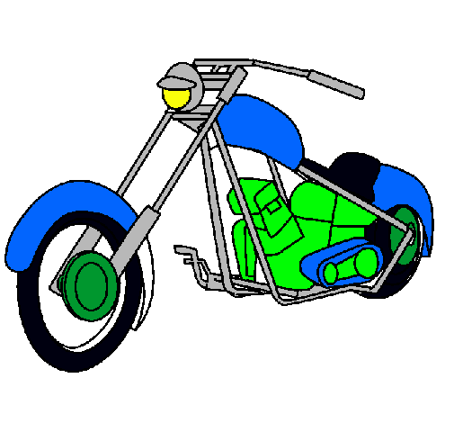 Dibujo Moto pintado por Enzotriple