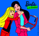 Dibujo El nuevo portátil de Barbie pintado por ROMALO