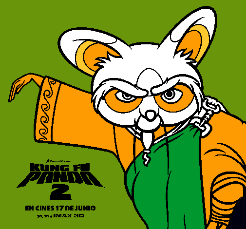 Dibujo Shifu 2 pintado por Puchito