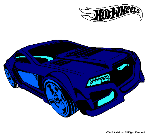 Dibujo Hot Wheels 5 pintado por gapukier