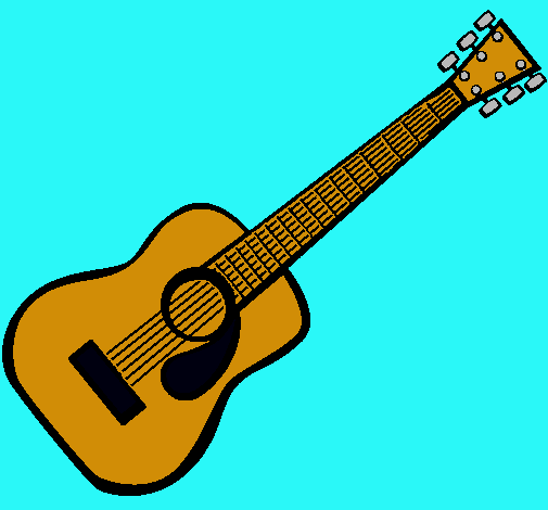 Dibujo Guitarra española II pintado por Ivangc