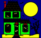 Dibujo Casa del terror pintado por 343434343434