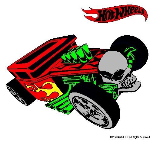 Dibujo Hot Wheels 8 pintado por Enzotriple