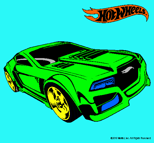 Dibujo Hot Wheels 5 pintado por Mauricio00