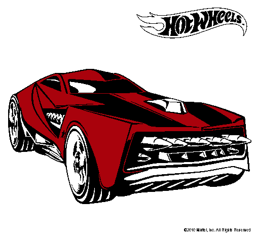 Dibujo Hot Wheels 12 pintado por santino-5