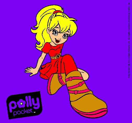 Dibujo Polly Pocket 9 pintado por celin