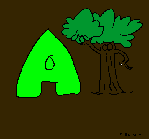 Dibujo Árbol pintado por arizmendi