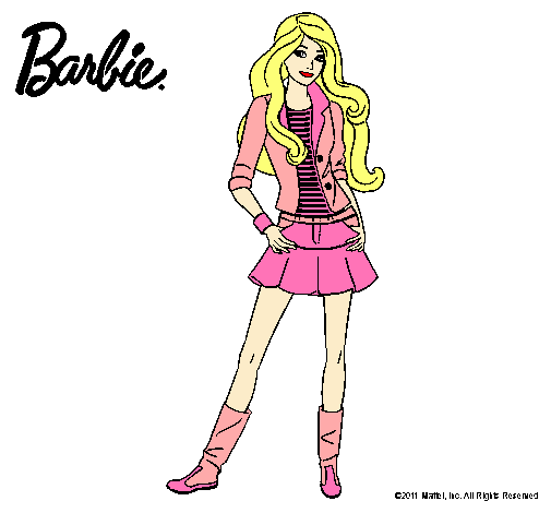 Dibujo Barbie juvenil pintado por Joviithaa