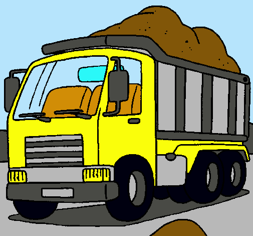 Dibujo Camión de carga pintado por sanche 