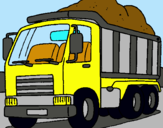Dibujo Camión de carga pintado por sanche 