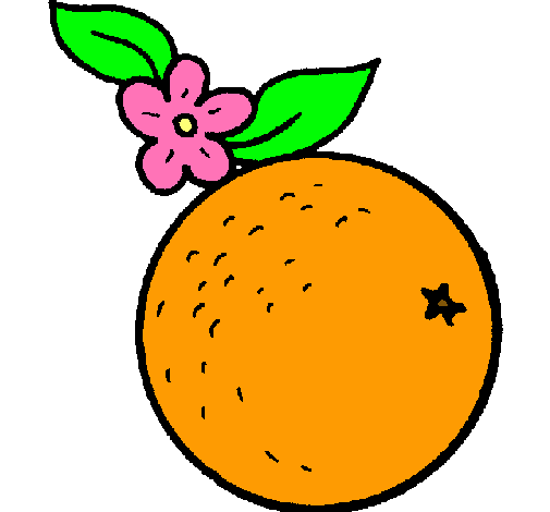 Dibujo naranja pintado por Happic