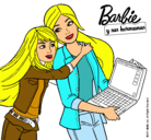Dibujo El nuevo portátil de Barbie pintado por wendyjajaaaa