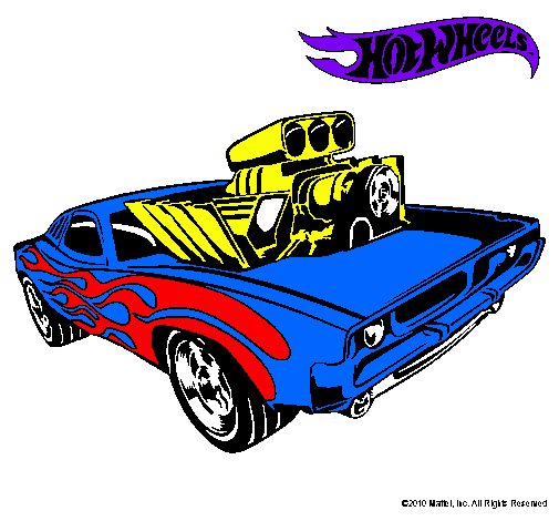 Dibujo Hot Wheels 11 pintado por hotweels