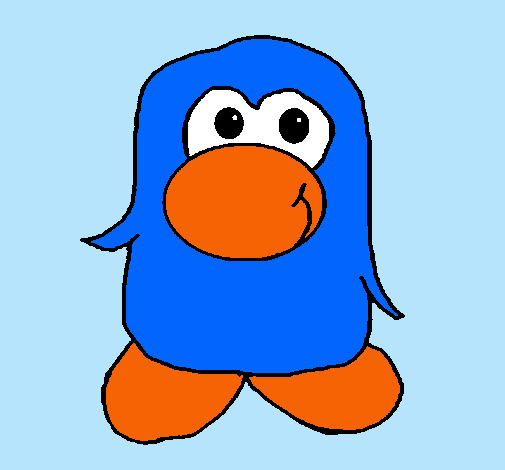 Dibujo Pingüino 2 pintado por CeeSiaa