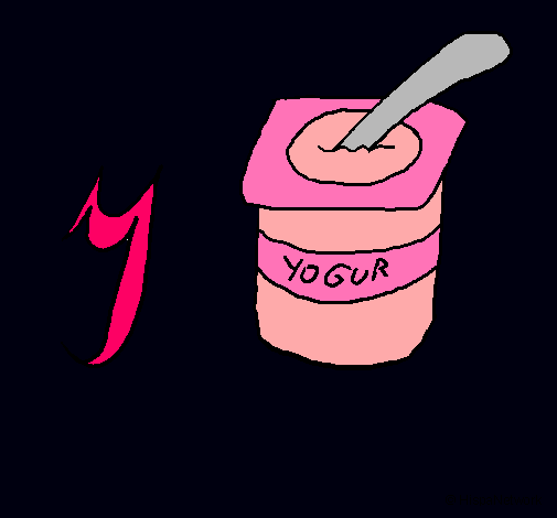 Dibujo Yogur pintado por PSICOTHIC