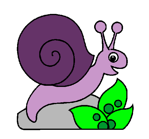 Dibujo Caracol pintado por walen